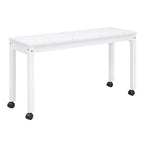 Cama alta de tamaño completo con escritorio retráctil y 4 cajones, cama alta de madera con escritorio lateral portátil y estantes