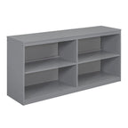 Cama alta de tamaño completo con escritorio retráctil y 4 cajones, cama alta de madera con escritorio lateral portátil y estantes