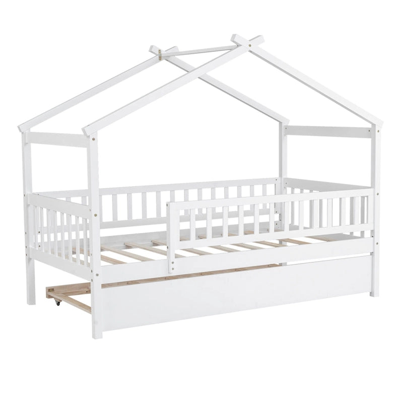 Cama Twin Pine House con nido Twin