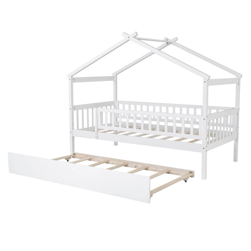 Cama Twin Pine House con nido Twin