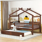 Cama Twin Pine House con nido Twin
