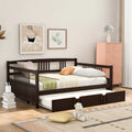 Sofá cama de tamaño completo con cama nido individual