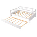 Sofá cama de tamaño completo con cama nido individual