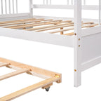 Sofá cama de tamaño completo con cama nido individual