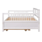 Sofá cama de tamaño completo con cama nido individual